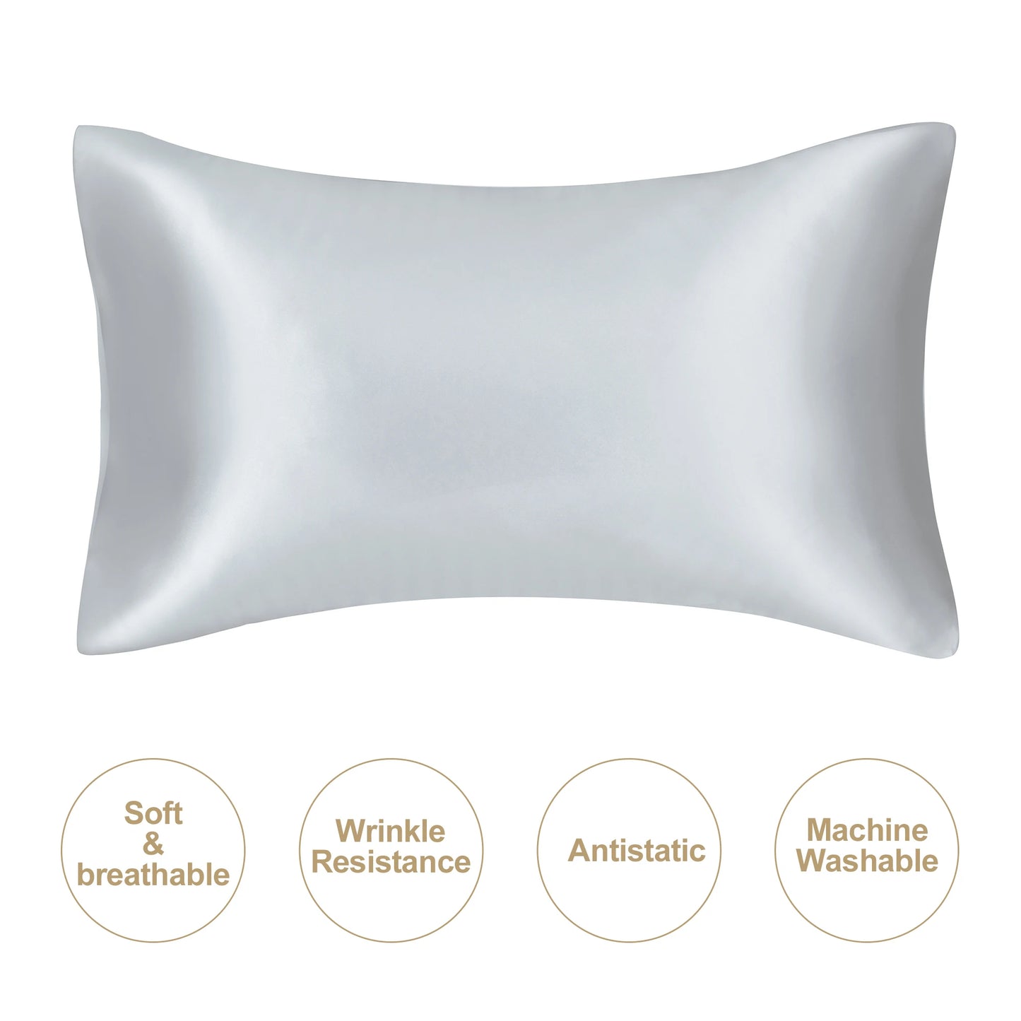 Soft and silky satin pillowcase