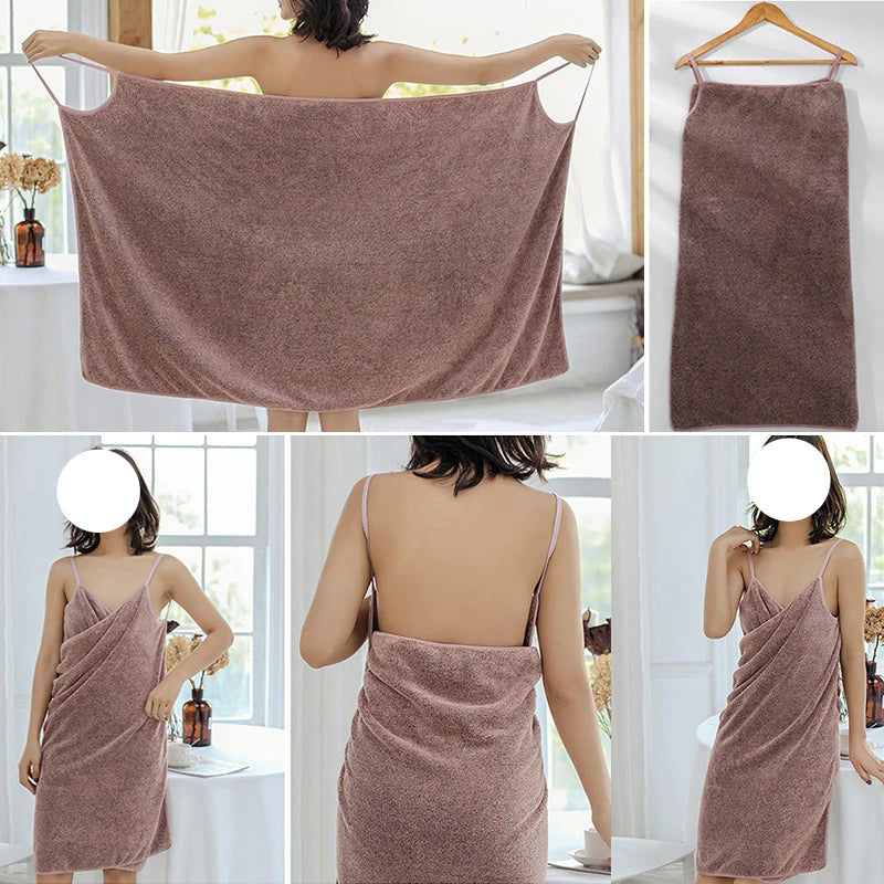 Bath towel that can be used as a bathrobe