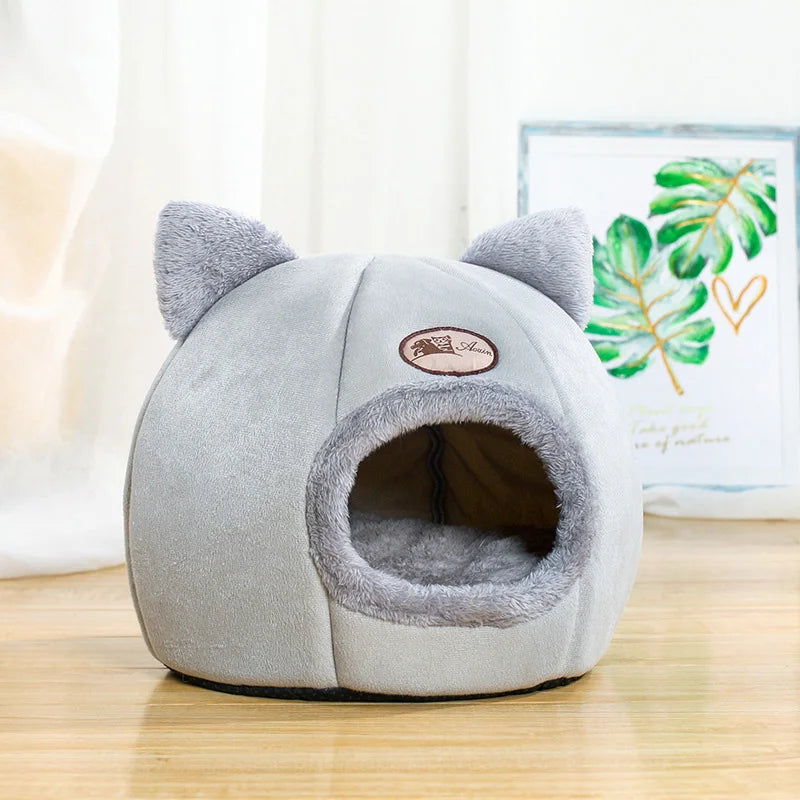Nid douillet pour chats et petits chiens en coton confortable et respirant