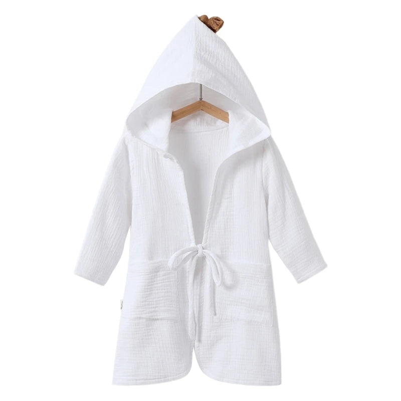 Children's Hooded Bath Cape - Comfort and Softness