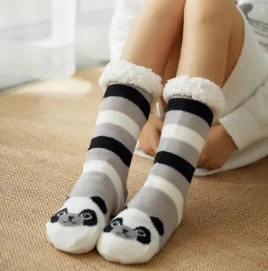 Warm plush winter socks