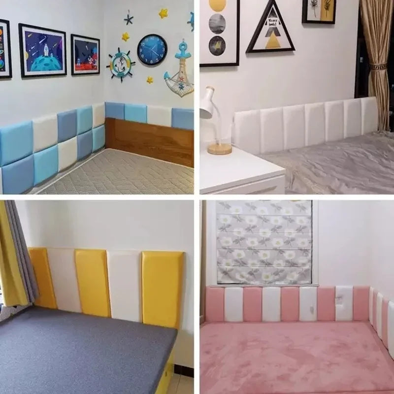 Thick Self-Adhesive 3D Wall Stickers - Wall Protection and Decoration