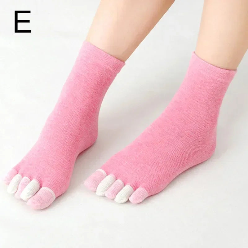 Colorful and breathable 5-toe socks