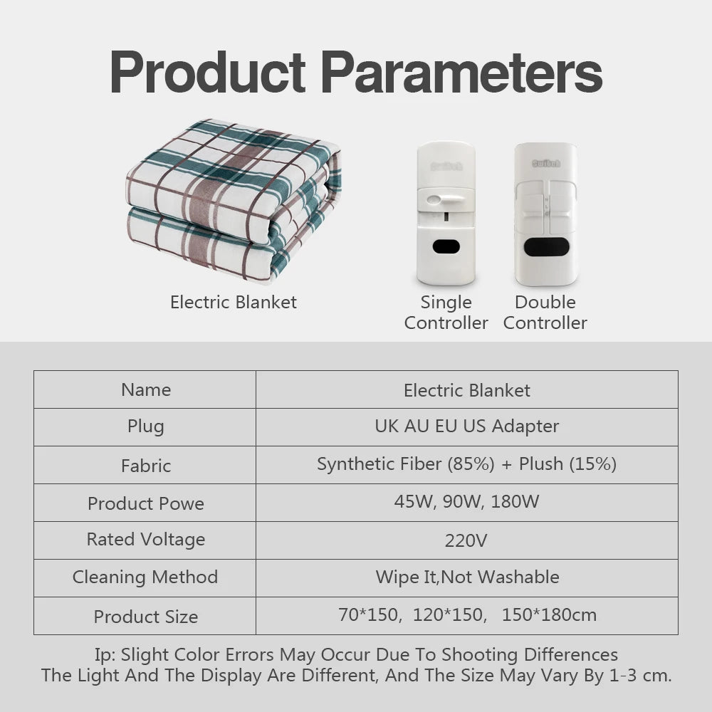 Electric heated blanket
