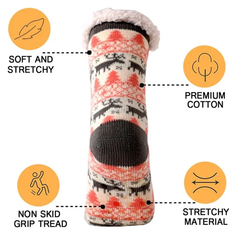 Warm plush winter socks