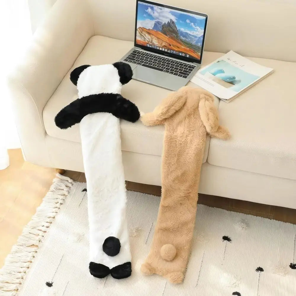 Extra long animal-shaped hot water bottle