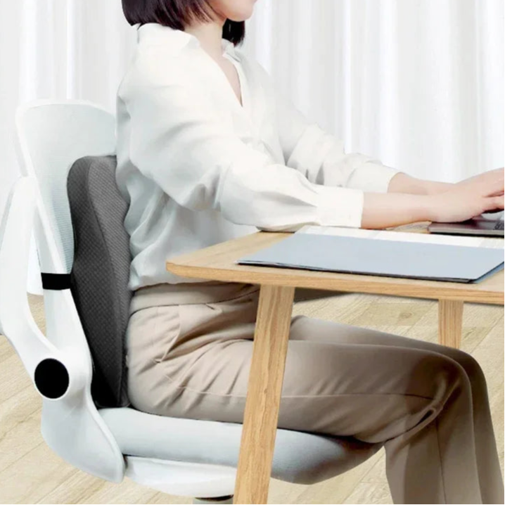 Confort ergonomique pour le dos et les hanches avec ce duo coussin mémoire de forme