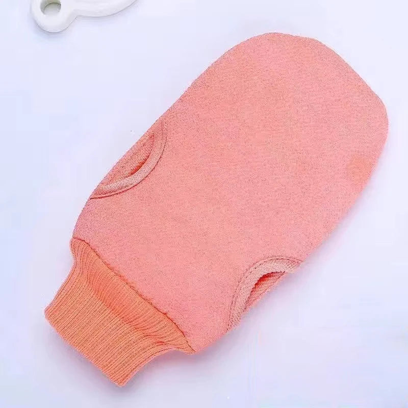 Gants de toilette exfoliants en éponge