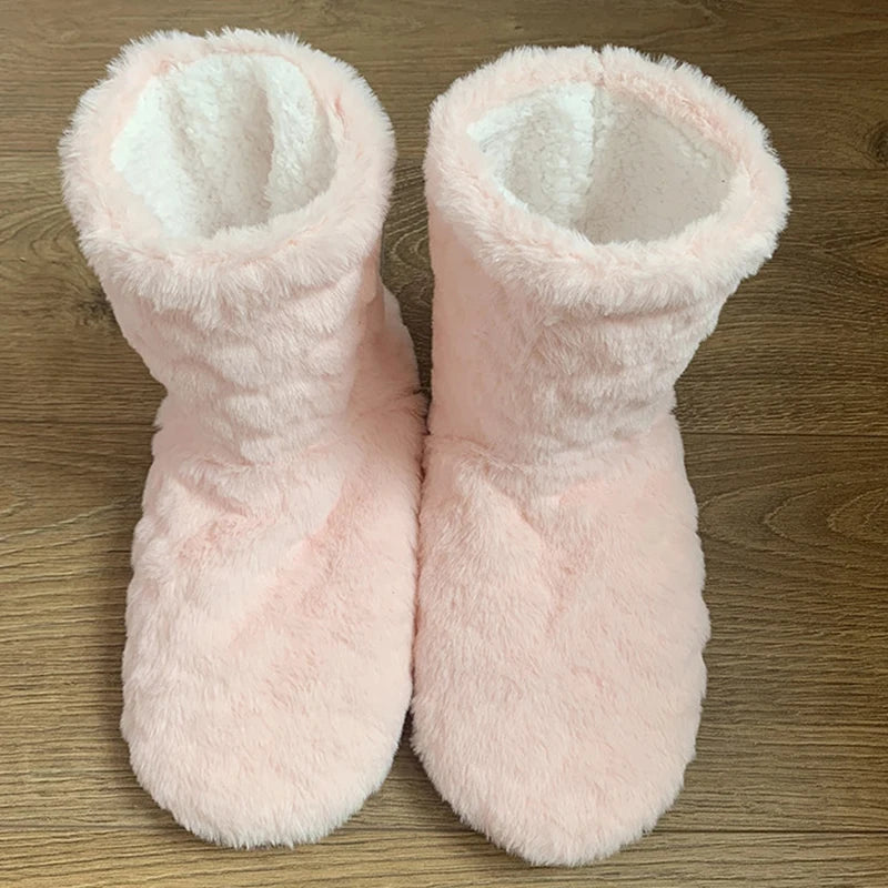 Thick winter slippers