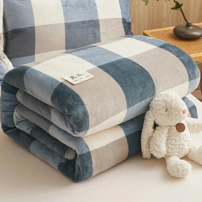 Ultra soft sofa blanket