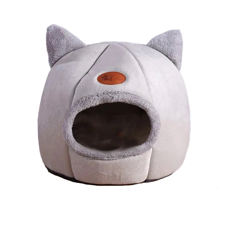 Nid douillet pour chats et petits chiens en coton confortable et respirant