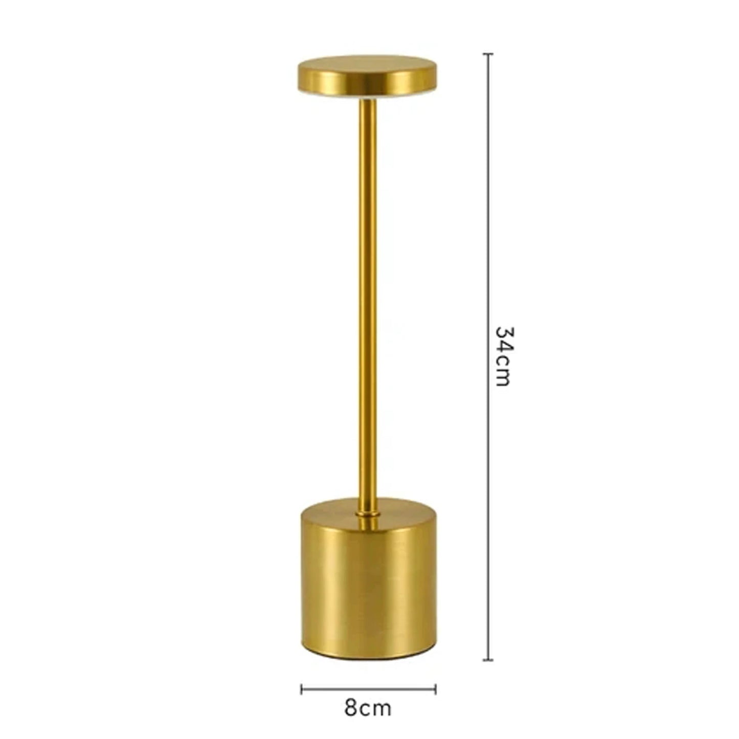 Rechargeable LED table lamp with touch control