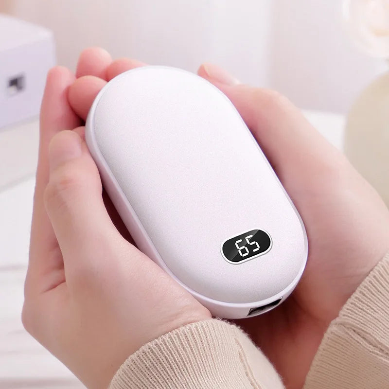 2-in-1 USB Hand Warmer with Built-in Power Bank and Fast Heat