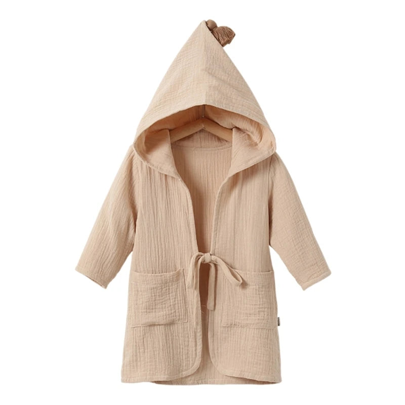 Children's Hooded Bath Cape - Comfort and Softness