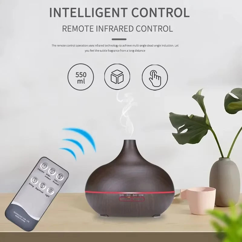 Essential oil diffuser and air humidifier