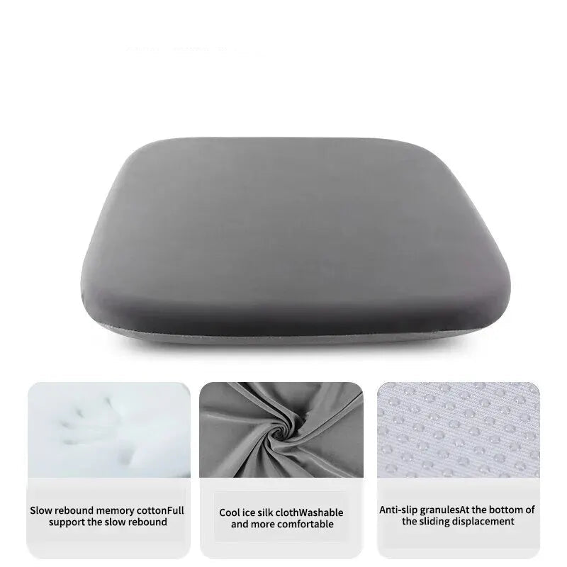 Ergonomic cushion with memory foam