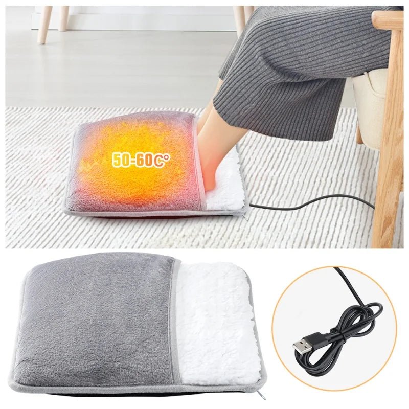 Electric Plush Foot Warmer - USB