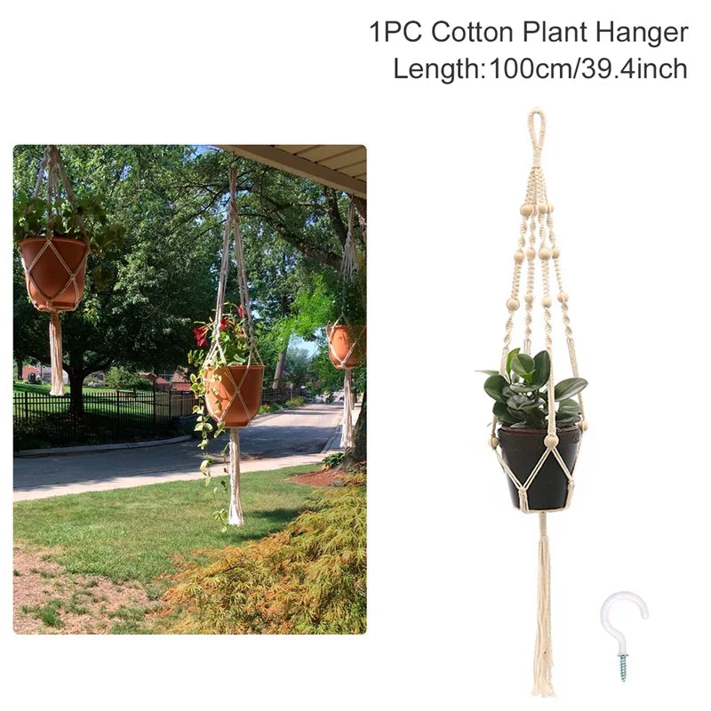 Cotton plant hanger