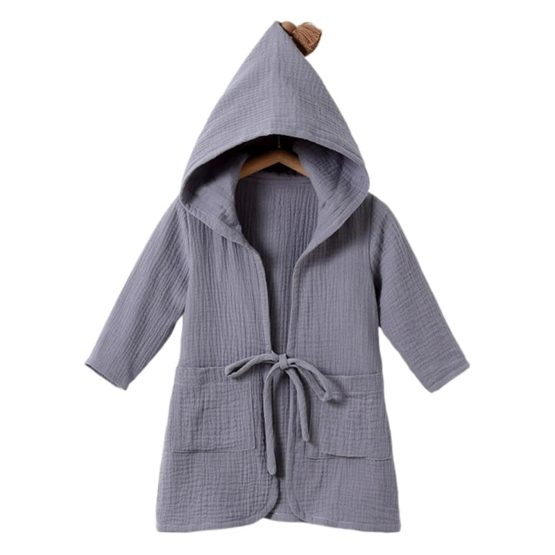 Children's Hooded Bath Cape - Comfort and Softness