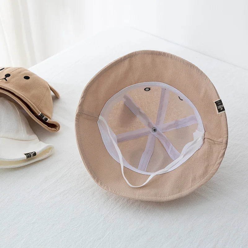 Chapeau Bob pour Bébé en Coton avec Oreilles