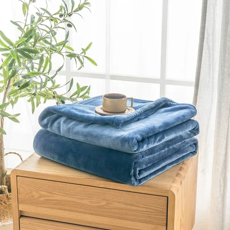 Ultra soft sofa blanket