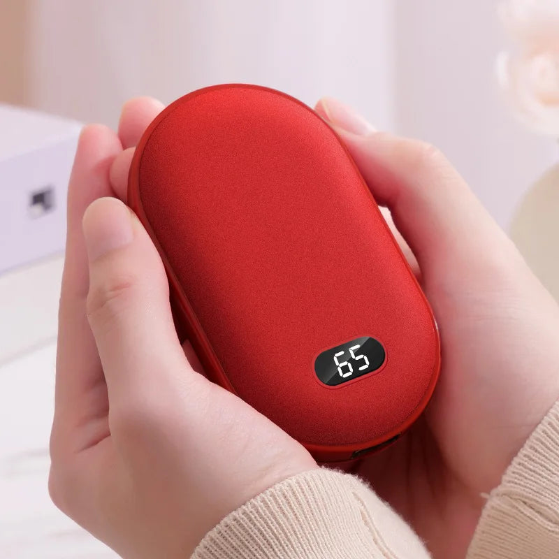 2-in-1 USB Hand Warmer with Built-in Power Bank and Fast Heat