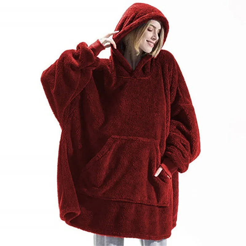 Plaid - hooded sweatshirt