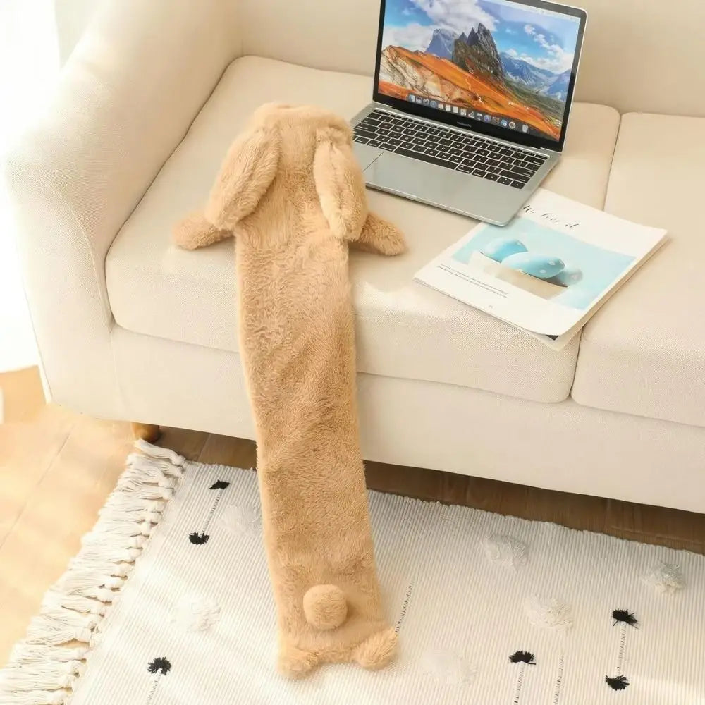 Extra long animal-shaped hot water bottle
