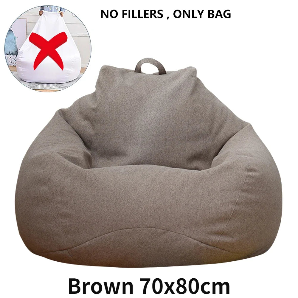 Giant beanbag cover without filling
