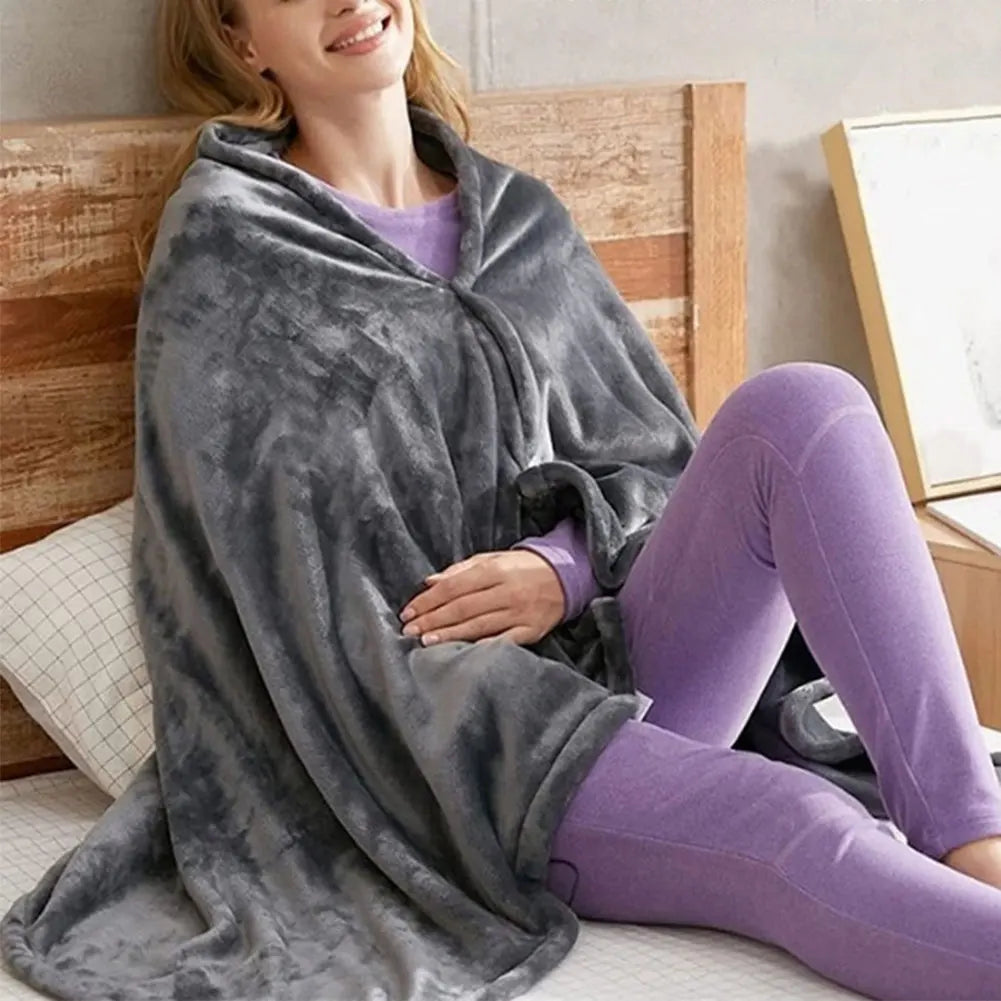 Coral Fleece USB Heating Blanket