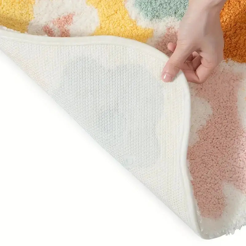 Cute and soft microfiber bath mat