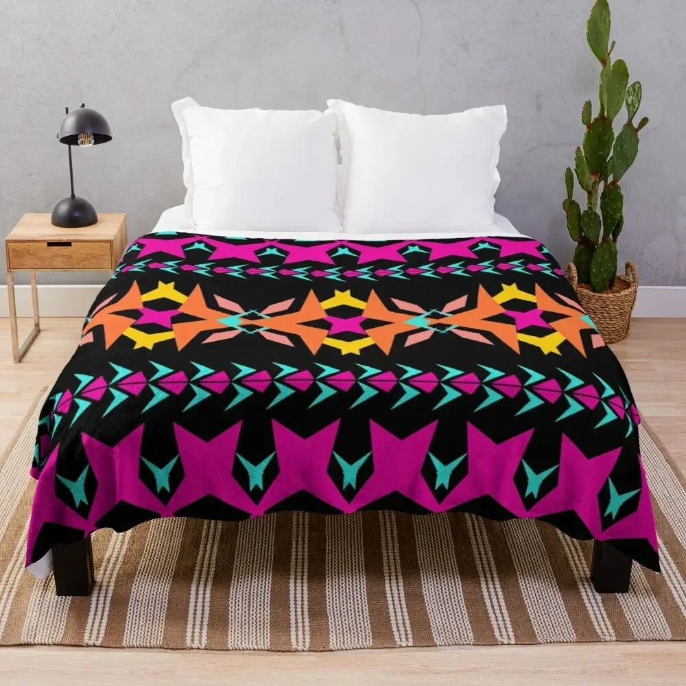 Navajo pattern bohemian bedspread