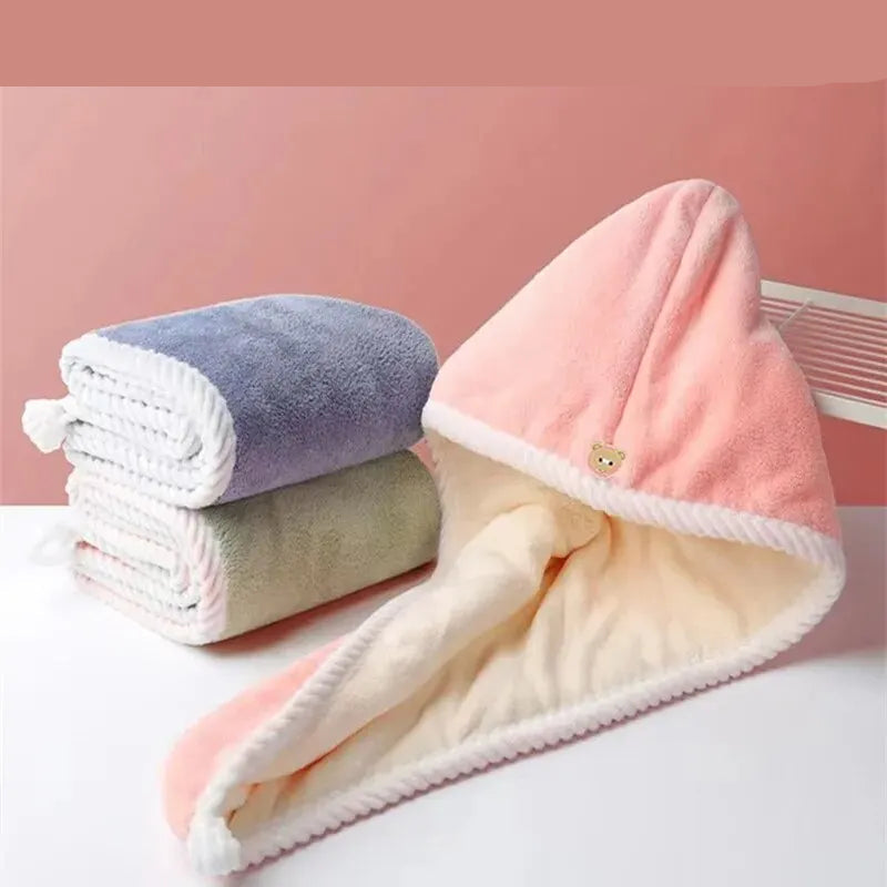 Absorbent and quick-drying hair towel