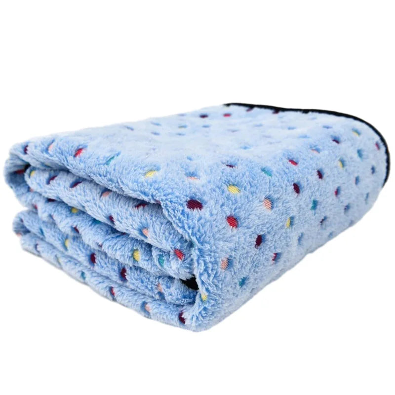 Soft Coral Fleece Pet Blanket