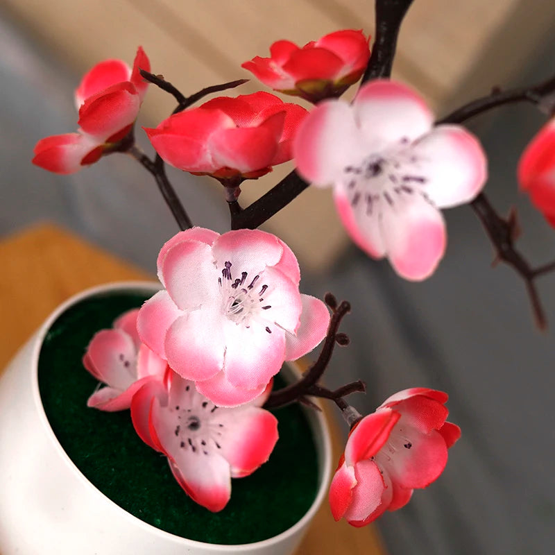 Bonsaï artificiel 30 cm en tissu avec pot – Plante déco zen