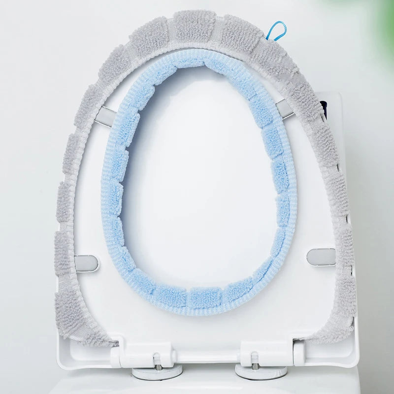 Universal and washable toilet seat cover