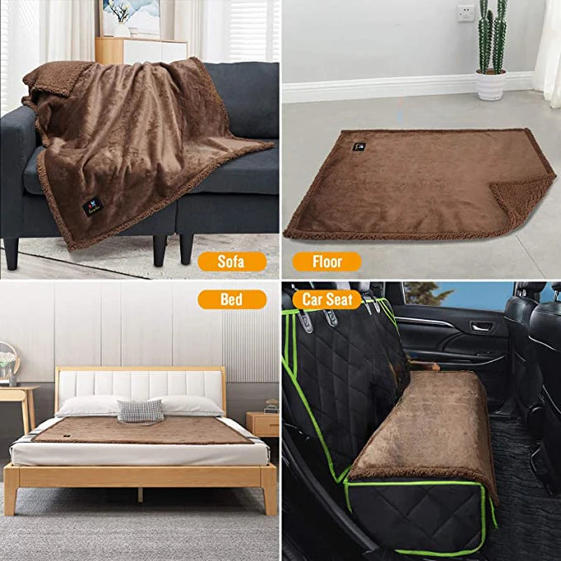 Waterproof and cozy blanket for couples