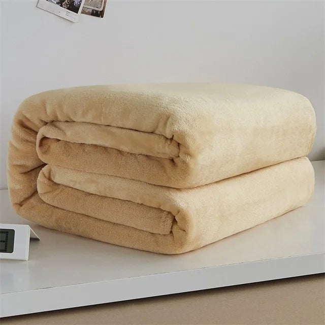 Faux fur blanket