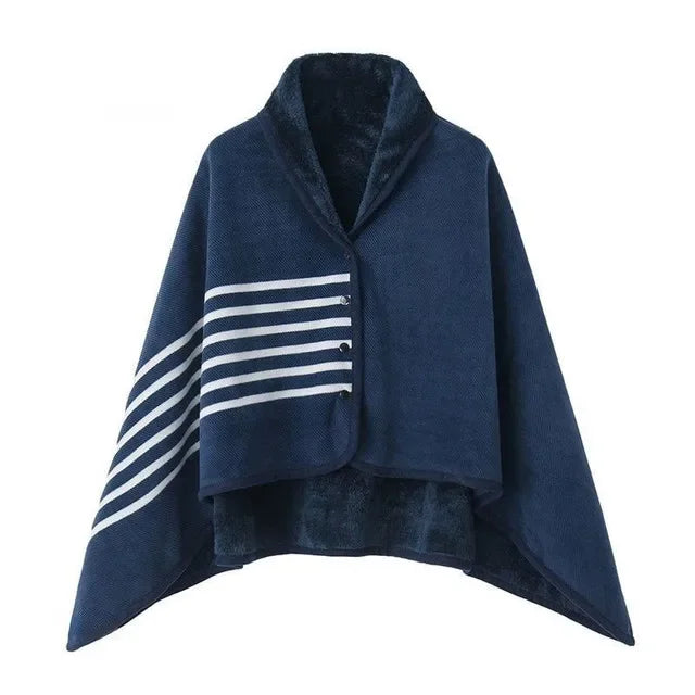 Cape - Warm and cozy blanket with buttons