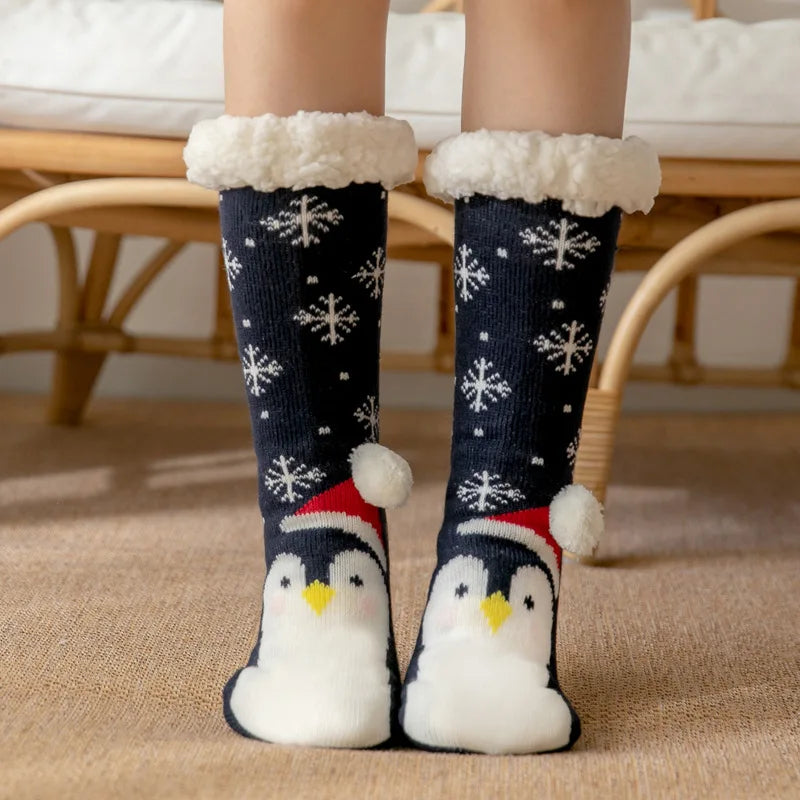 Warm plush winter socks