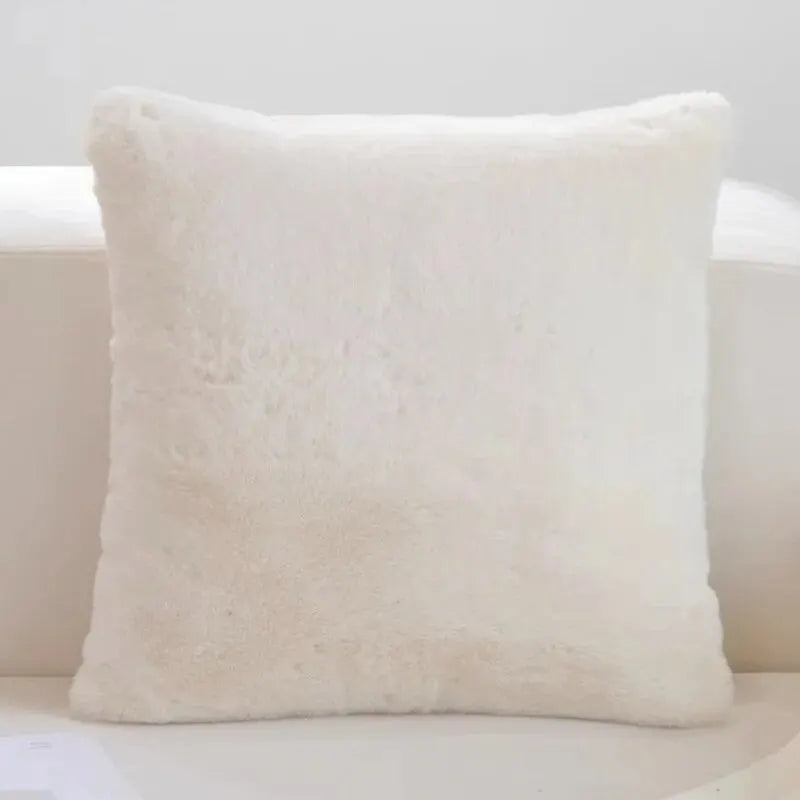 Ultra soft faux fur cushion cover