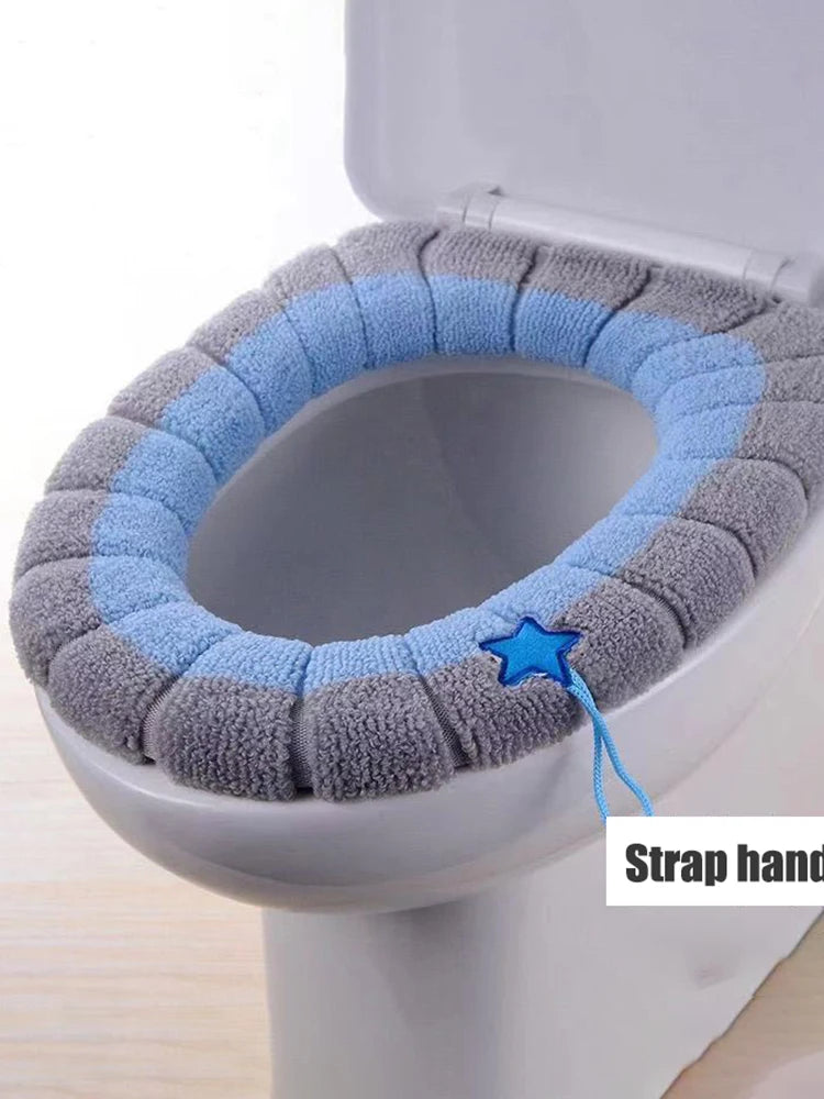 Universal and washable toilet seat cover