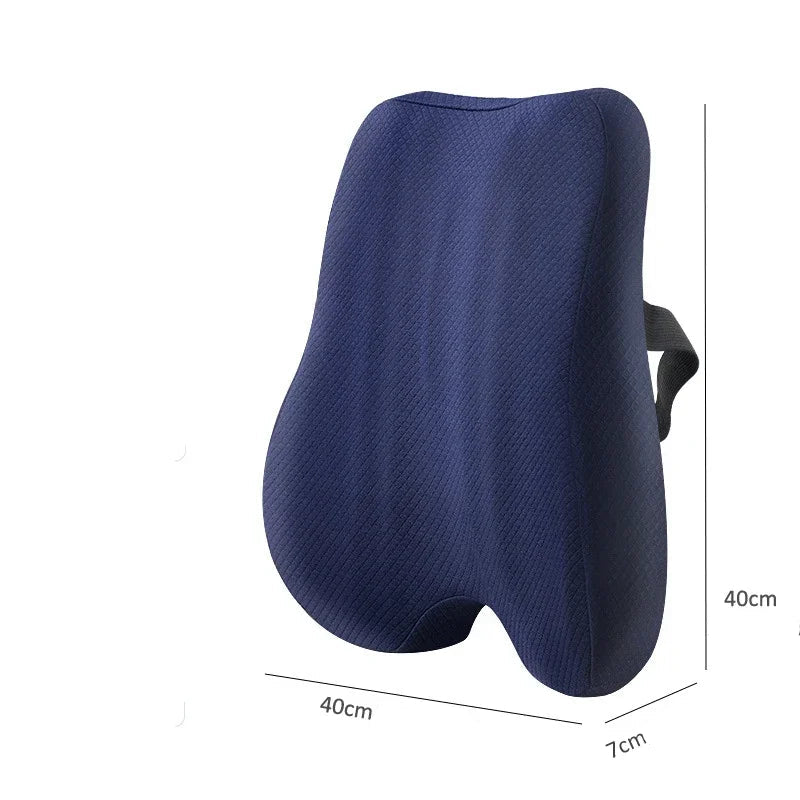 Confort ergonomique pour le dos et les hanches avec ce duo coussin mémoire de forme
