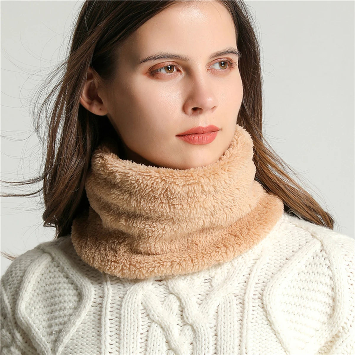 Thick and cozy neck warmer