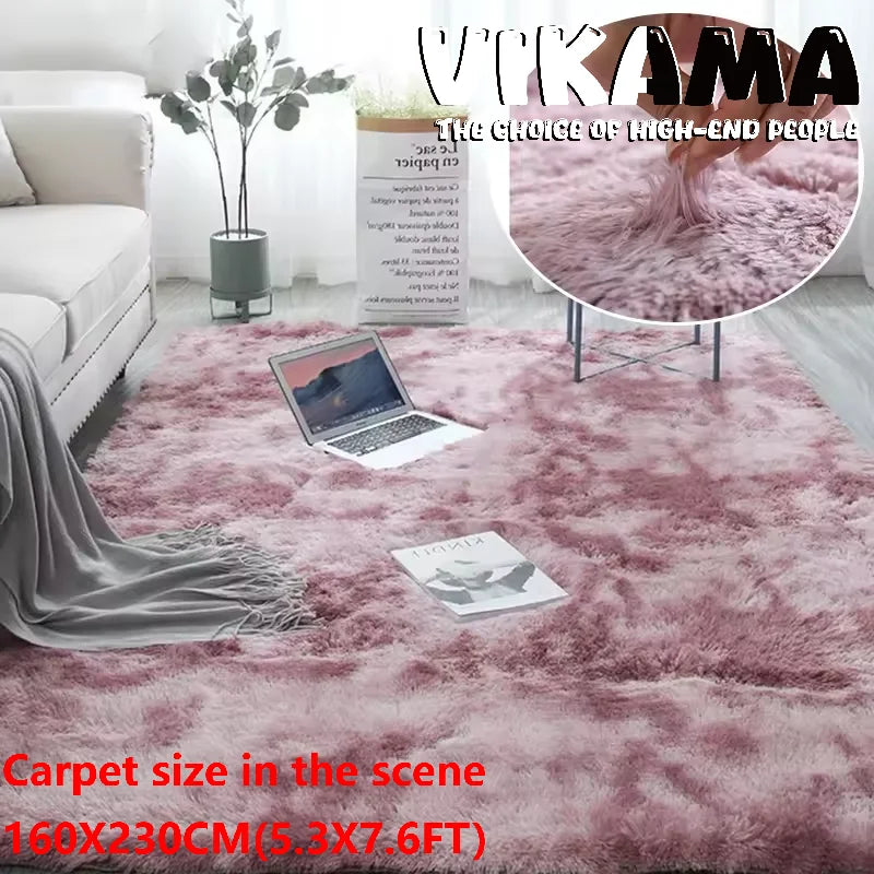 Tapis ultra doux antidérapant et lavable pour salon et chambre