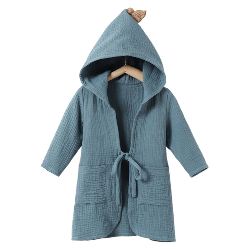 Children's Hooded Bath Cape - Comfort and Softness