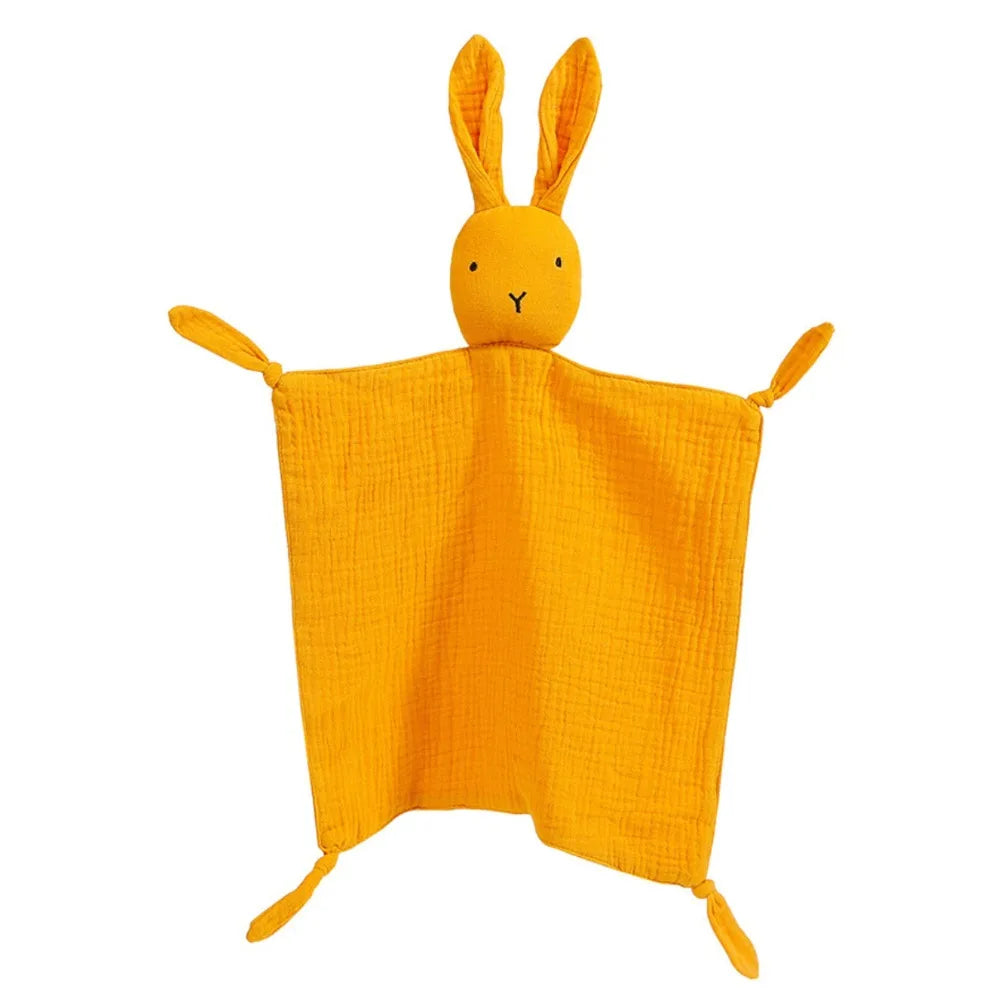 Doudou lapin en coton doux pour bébé 3-24 mois