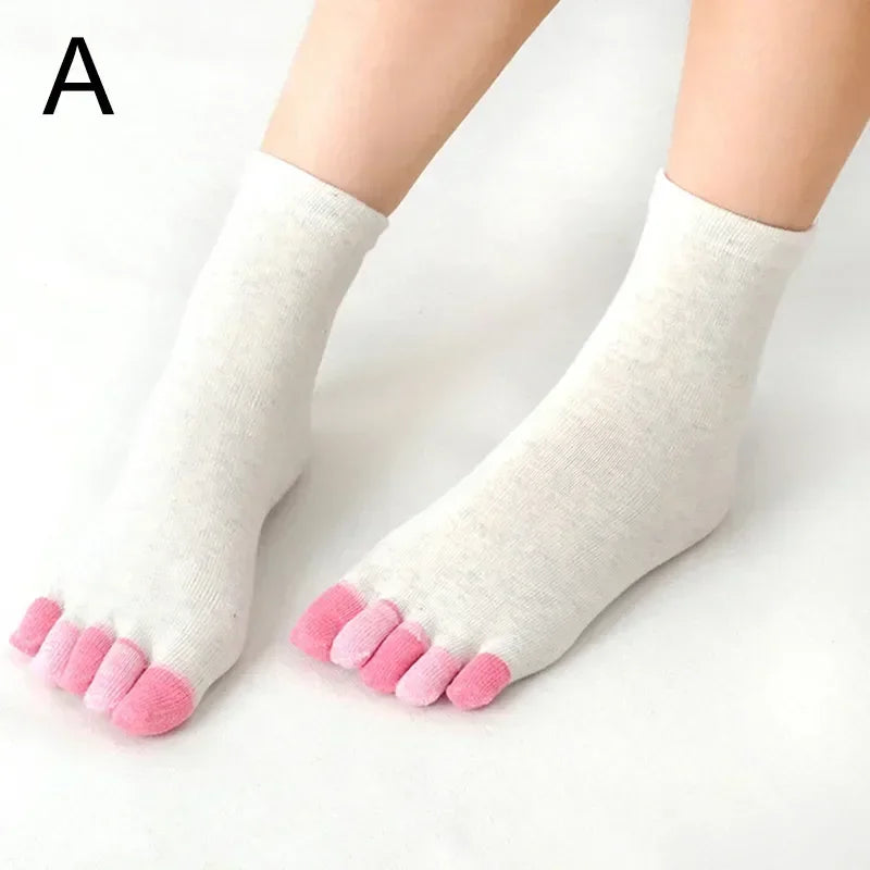 Colorful and breathable 5-toe socks