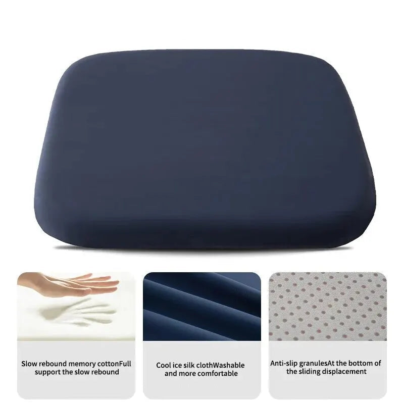 Ergonomic cushion with memory foam