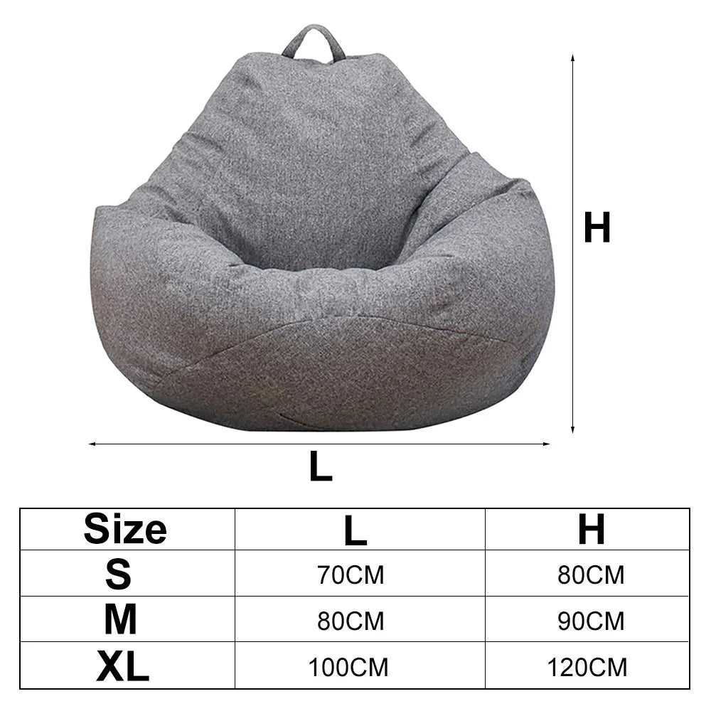 Giant beanbag cover without filling